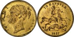 World Coins - United Kingdom, Token, Victoria, To Hanover, 1837, Brass,