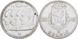 World Coins - Belgium, Régence Prince Charles, 100 Francs, 100 Frank, 1948, Brussels, Silver