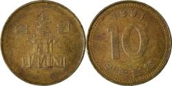World Coins - Coin, KOREA-SOUTH, 10 Won, 1991