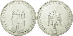 World Coins - Coin, GERMANY - FEDERAL REPUBLIC, 10 Mark, 1989, Hamburg, Germany,