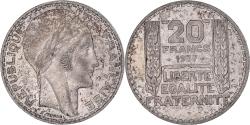 World Coins - Coin, France, Turin, 20 Francs, 1937, Paris, , Silver, KM:879