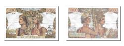 World Coins - Banknote, France, 5000 Francs, 5 000 F 1949-1957 ''Terre et Mer'', 1951