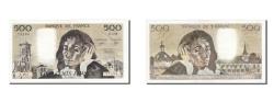 World Coins - Banknote, France, 500 Francs, 500 F 1968-1993 ''Pascal'', 1984, 1984-01-05