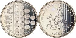 World Coins - France, Medal, L'Europe des XXVII, Bienvenue à l'Estonie, Politics, Society