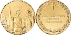 World Coins - France, Medal, La Reconciliation Franco-Allemande, , Vermeil