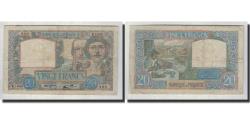 World Coins - France, 20 Francs, 1940-10-17, VF(20-25), Fayette:12.9, KM:92b