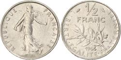 World Coins - Coin, France, Semeuse, 1/2 Franc, 1966, Paris, , Nickel, KM:931.1