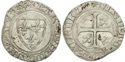 World Coins - Coin, France, Charles VI, Blanc Guénar, Sainte-Ménéhould, , Billon