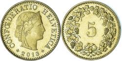 World Coins - Coin, Switzerland, 5 Rappen, 2013