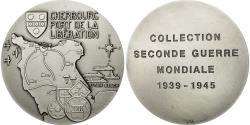 World Coins - France, Medal, Cherbourg Port de la Libération, , Silvered bronze