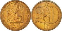 World Coins - Coin, Czechoslovakia, 20 Haleru, 1978, , Nickel-brass, KM:74