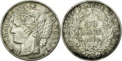 World Coins - Coin, France, Cérès, 50 Centimes, 1882, Paris, , Silver, Gadoury:419a