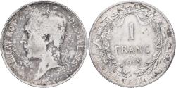 World Coins - Belgium, Albert I, Franc, 1913, Brussels, Silver, , KM:72
