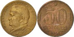 World Coins - Coin, Argentina, 50 Centavos, 1956, , Nickel Clad Steel, KM:49