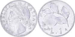 World Coins - Coin, Italy, Lira, 1949, Rome, , Aluminum, KM:87