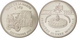 World Coins - France, Medal, Taxis de la Marne, The Fifth Republic, History, , Nickel