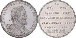 World Coins - France, Medal, Les Rois de France, Henri IV, History, Piéfort,