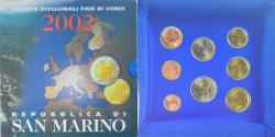 World Coins - San Marino, Coffret 1c. à 2€, 2002, Rome, FDC,
