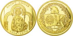 World Coins - France, Medal, Histoire de France, Saint-Louis, , Copper Gilt