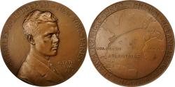 World Coins - France, Medal, Charles.Lindbergh, New York-Paris, 1977, Prud'homme.G,