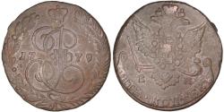 World Coins - Coin, Russia, Catherine II, 5 Kopeks, 1779, Ekaterinbourg, , Copper