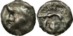Ancient Coins - Coin, Leuci, Potin à la tête de face, , Potin, Delestrée:151