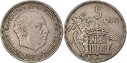 World Coins - Spain, Caudillo and regent, 5 Pesetas, 1967, Copper-nickel, , KM:786