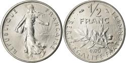 World Coins - France, 1/2 Franc, Semeuse, 1970, Paris, Nickel, , Gadoury:429