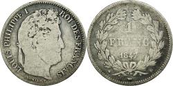 World Coins - Coin, France, Louis-Philippe, Franc, 1847, Strasbourg, , Silver