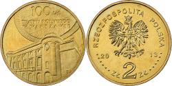 World Coins - Poland, 2 Zlotych, 2013, Warsaw, Brass, , KM:854