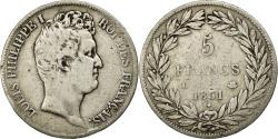 World Coins - Coin, France, Louis-Philippe, 5 Francs, 1831, Lyon, , Silver, KM:735.4
