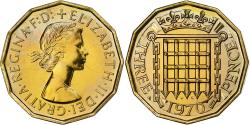 World Coins - Great Britain, 3 Pence, 1970, Nickel-brass, , KM:900