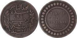 World Coins - Coin, Tunisia, 5 Centimes, 1907