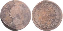 World Coins - Coin, France, Dupré, Decime, AN 7, Bordeaux, , Copper, Gadoury:187