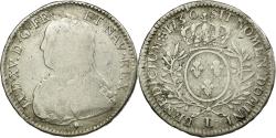 World Coins - Coin,France,Louis XV,1/2 Écu aux branches d'olivier,1730, Bayonne,