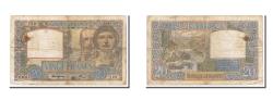 World Coins - Banknote, France, 20 Francs, 20 F 1939-1942 ''Science et Travail'', 1940
