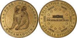 World Coins - France, Tourist token, La forêt des singes, Rocamadour, 2003, MDP, Nordic gold