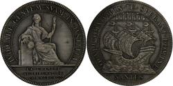 World Coins - France, Token, Chambre au Tribunal de Commerce, Nantes, Silver, Flan mat