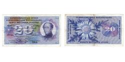 World Coins - Banknote, Switzerland, 20 Franken, 1967, 1967-01-01, KM:46n, VF(30-35)