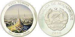 World Coins - Mozambique, Medal, Mega towers - Tree tower - Russia, Arts & Culture, 2010
