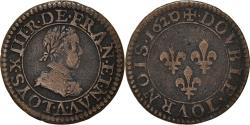 World Coins - Coin, France, Louis XIII, Double Tournois, 1620/17, Paris, , Copper