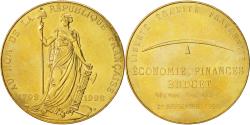 World Coins - France, Medal, French Fifth Republic, Politics, Society, War, 1992,