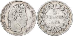 World Coins - France, Louis Philippe I, 5 Francs, 1832, Lyon, Silver, , Gadoury:678