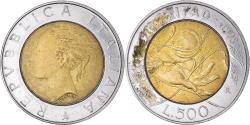 World Coins - Coin, Italy, 500 Lire, 1998, Rome, , Bi-Metallic, KM:193