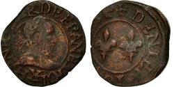 World Coins - Coin, France, Henri III, Denier Tournois, Undated (1578-1579), Amiens,