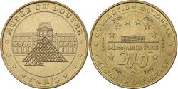 World Coins - France, Token, Musée du Louvre, 2000, Copper-nickel Aluminium, MDP,