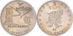 World Coins - France, Token, Euro des Villes, 2 Euro Saint-Brieuc, 1997, Copper-nickel,