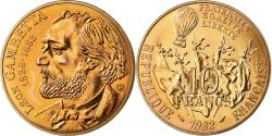 World Coins - Coin, France, Gambetta, 10 Francs, 1982, Paris, , Nickel-Bronze