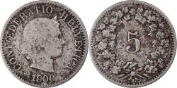 World Coins - Coin, Switzerland, 5 Rappen, 1900