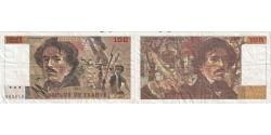 World Coins - France, 100 Francs, Delacroix, 1993, E.207, EF(40-45), Fayette:69bis.05, KM:154g